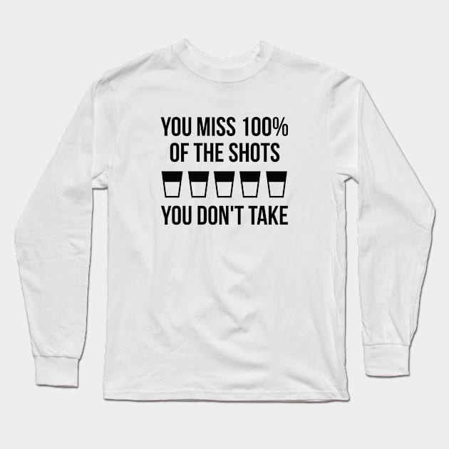 Missed Shots Long Sleeve T-Shirt by VectorPlanet